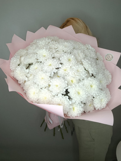 Букет Белоснежные Хризантемы Букет Белоснежные Хризантемы